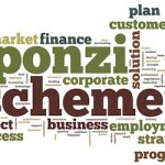 Ponzi scheme word cloud