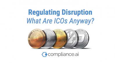 Regulating Disruption: What are ICOs anyway?