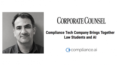Compliance Tech Company Brings Together Law Students and AI - Corporate Counsel