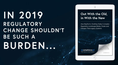 In 2019 Reglulatory Change Shouldn't Be Such A Burden...
