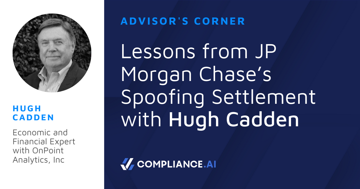 Advisor's Corner - Hugh Cadden
