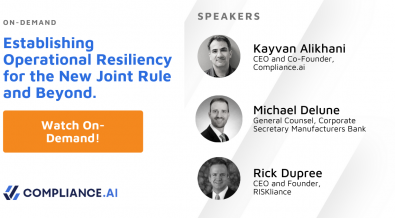 Webinar: Establishing Operational Resiliency for the New Computer Security Incident Rule and Beyond