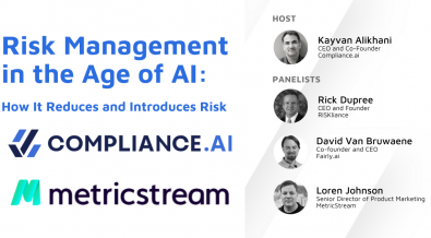 Webinar - Risk Management in the Age of AI: how it reduces and introduces risk