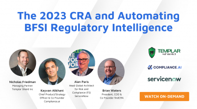 The 2023 CRA and Automating BFSI Regulatory Intelligence Webinar